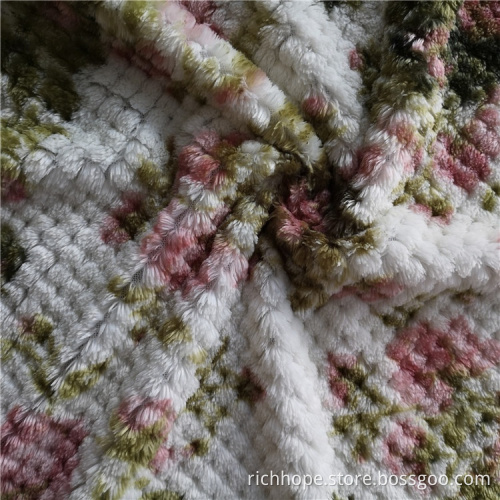 Textilfabrik liefern Großhandel Jacquard Flanell Stoff